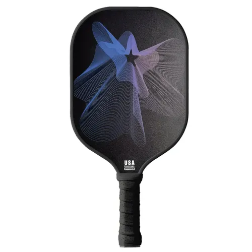 Pro-Player Custom Pickleball Paddle Stylish Gradient Line Art Texture Pro-Player Custom Pickleball Paddle Stylish Gradient Line Art Texture