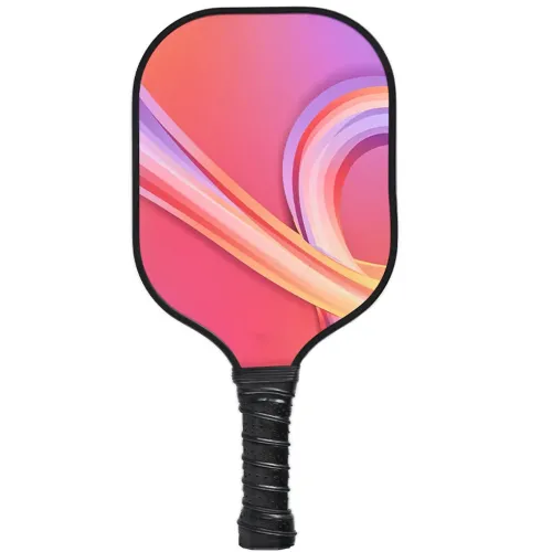Custom Pickleball Paddle Stylish Pink Gradient Indoor Outdoor Sport Custom Pickleball Paddle Stylish Pink Gradient Indoor Outdoor Sport