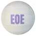 Custom Indoor Volleyball  White Panel Design with EOE Branding
