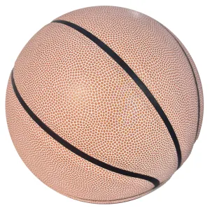 Indoor Moisture-Absorbing Basketball – Premium Leather, Soft Grip, Ideal for Game & Training