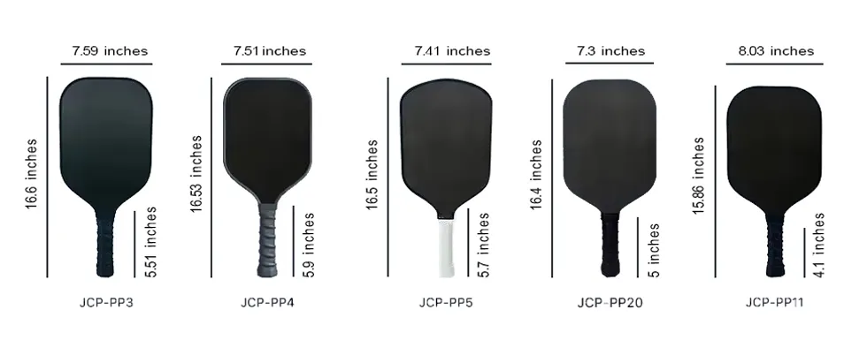 Customized Pickleball Paddle Size Options